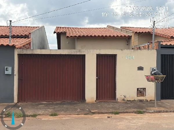 Casa com 2 Quartos em Pompeu/MG em Pompeu - Minas Gerais