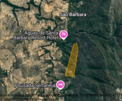Terreno Área em Augusto de Lima/MG em Augusto De Lima - Minas Gerais