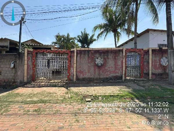 Casa com 2 Quartos em Rio Branco/AC em Rio Branco - Acre