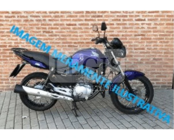 Honda CG150 Fan Esdi 2013 150cc Azul Flex Manual em Bariri - São Paulo