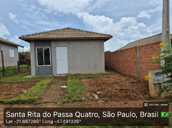 Casa com 2 Quartos em Santa Rita do Passa Quatro/SP em Santa Rita Do Passa Quatro - São Paulo