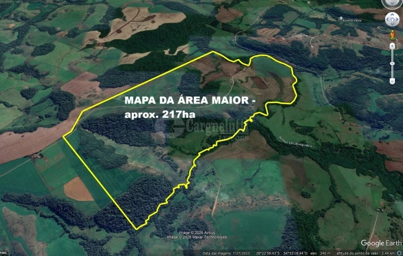 Terreno com 22 Ha em São Lourenço das Missões, São Luiz Gonzaga/RS em São Luiz Gonzaga - Rio Grande do Sul