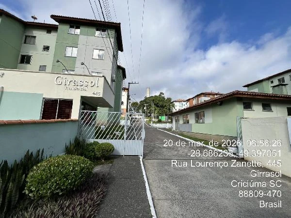 Apartamento com 2 Quartos em Criciúma/SC em Criciuma - Santa Catarina