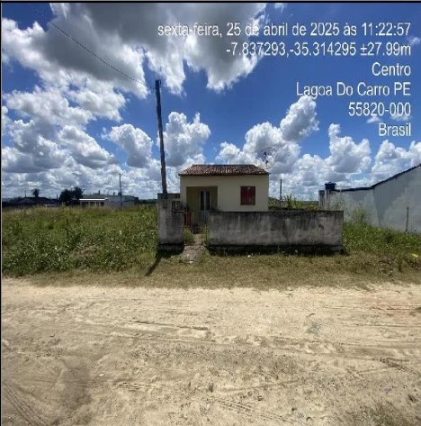 Casa com 3 Quartos em Lagoa do Carro/PE em Carpina - Pernambuco