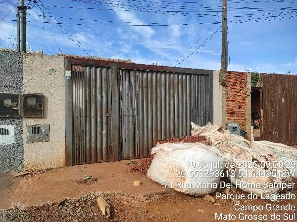 Casa com 2 Quartos e 1 Vaga em Campo Grande/MS em Campo Grande - Mato Grosso do Sul