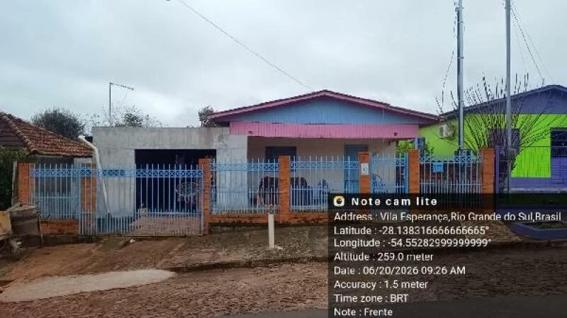 Casa com 2 Quartos e 1 WC no Centro em Guarani das Missões/RS em Guarani Das Missões - Rio Grande do Sul
