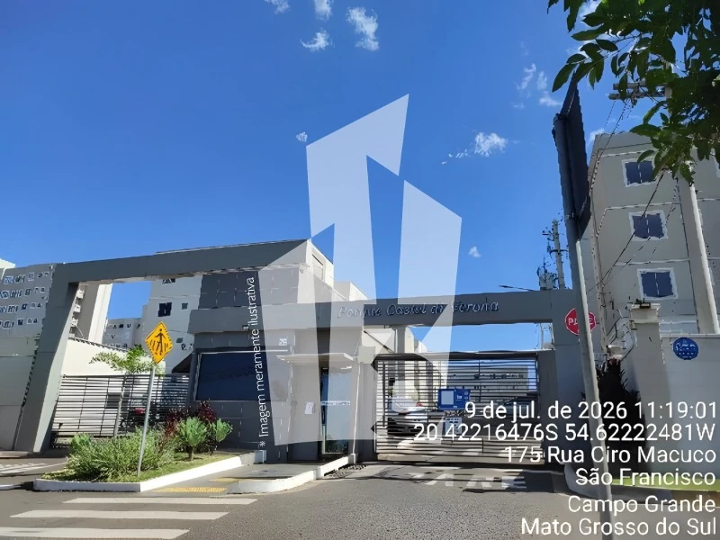 Apartamento com 2 Quartos em Campo Grande/MS em Campo Grande - Mato Grosso do Sul