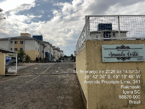 Apartamento com 2 Quartos em Icara/SC em Icara - Santa Catarina