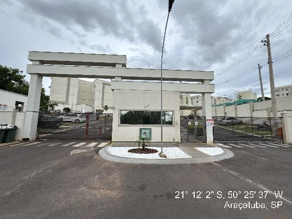 Apartamento com 2 Quartos e 1 Vaga em Araçatuba/SP em Aracatuba - São Paulo