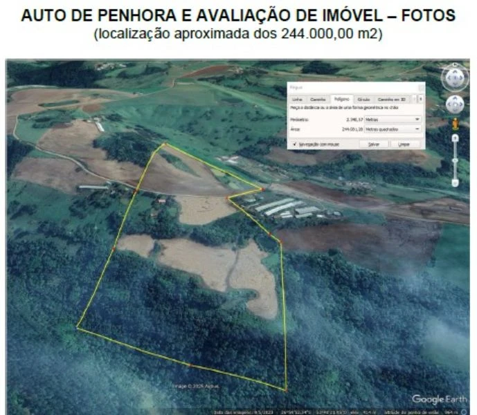Terreno com 10% de 244000 m² em Tunápolis/SC em Tunápolis - Santa Catarina
