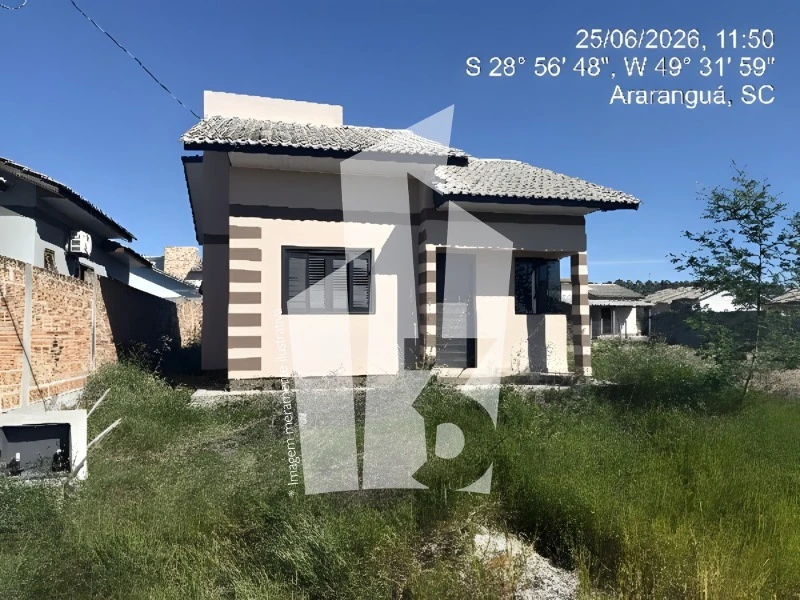 Casa com 2 Quartos em Araranguá/SC em Araranguá - Santa Catarina