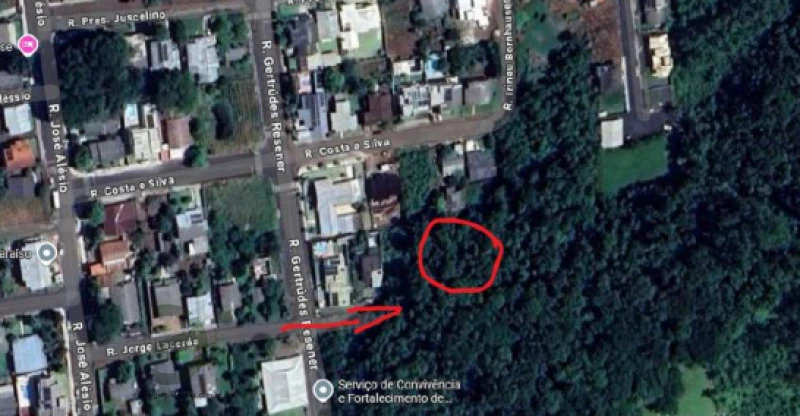 Terreno Terreno urbano no Palmitos/SC em Palmitos - Santa Catarina