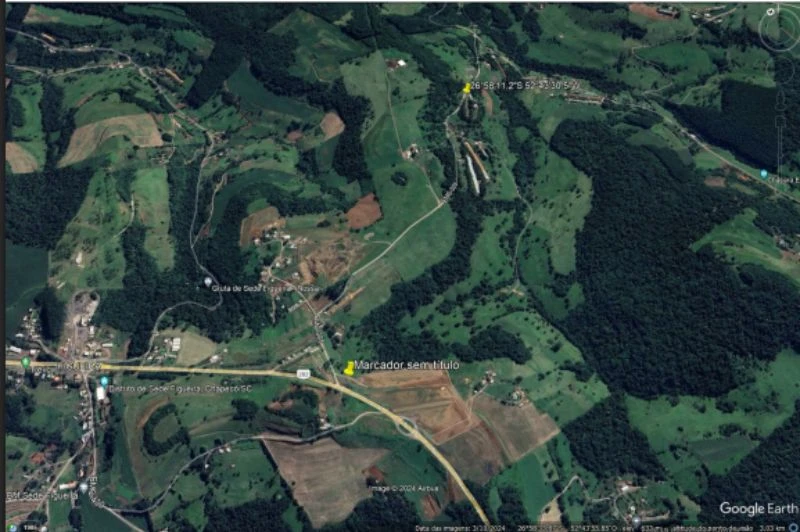 Terreno no Linha Sede Figueira em Chapecó/SC em Chapecó - Santa Catarina