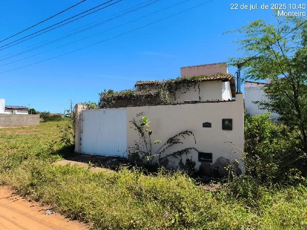 Casa De 63m² Privativa Em 140m² De Terreno Com 2 Quartos em Monteiro - Paraíba