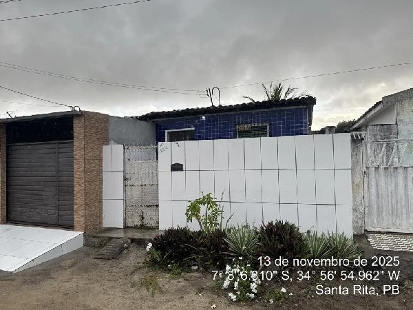 Casa com 2 Quartos e Vaga em Santa Rita/PB em Santa Rita - Paraíba