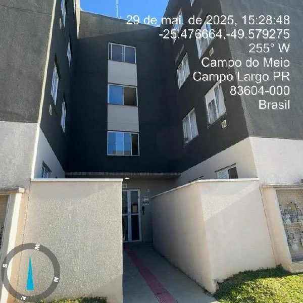 Apartamento de 40m² com 2 quartos, vaga de garagem e área de serviço