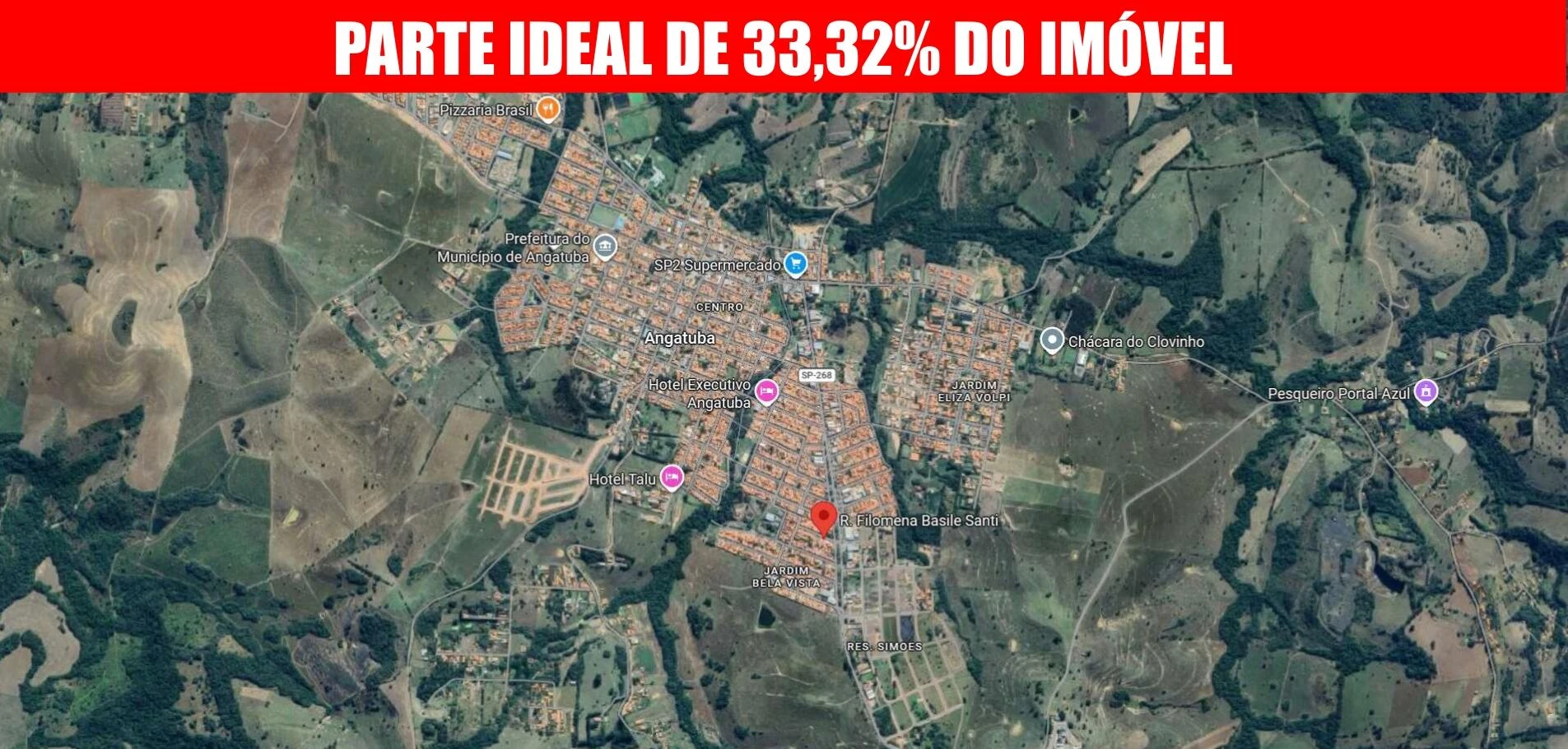 Sítio com 33,32% de Sítio em Angatuba/SP em Angatuba - São Paulo