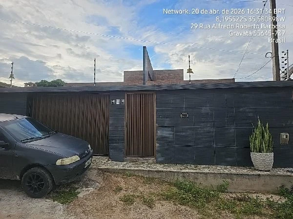 Casa com 3 Quartos em Gravata/PE em Gravata - Pernambuco