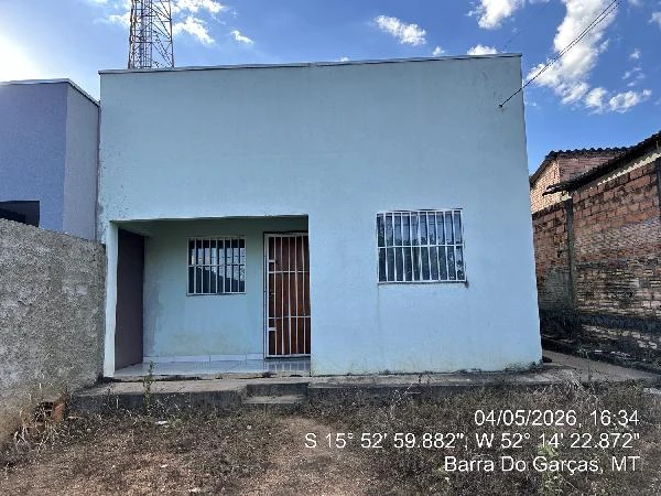 Casa com 2 Quartos em Barra do Garças/MT em Barra Do Garcas - Mato Grosso
