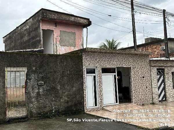 Casa com 1 Quarto em Sao Vicente/SP em Sao Vicente - São Paulo