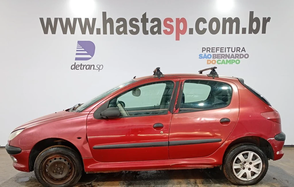 Peugeot 206 Passion 2000 Vermelho em Casa Branca - São Paulo