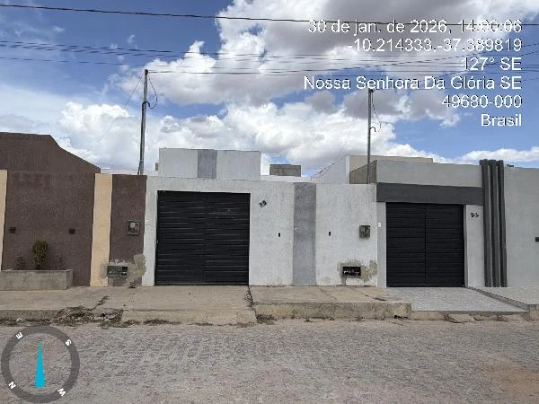 Casa com 2 Quartos em Nossa Senhora da Glória/SE em Nossa Senhora Da Gloria - Sergipe