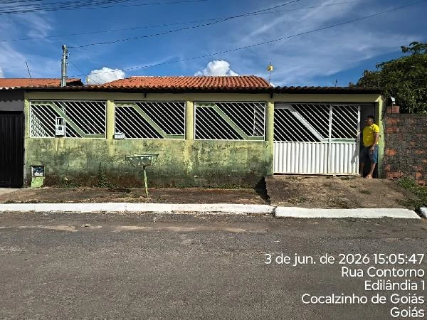 Casa com 2 Quartos em Cocalzinho de Goiás/GO em Cocalzinho De Goias - Goiás