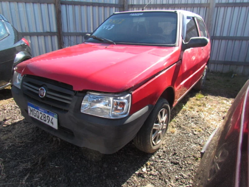 Fiat Uno Mille Economy Mille Economy 2009/2010 Vermelha em Farroupilha - Rio Grande do Sul