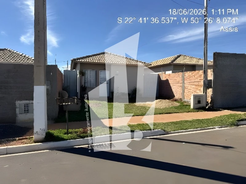 Casa com 2 Quartos em Assis/SP em Assis - São Paulo