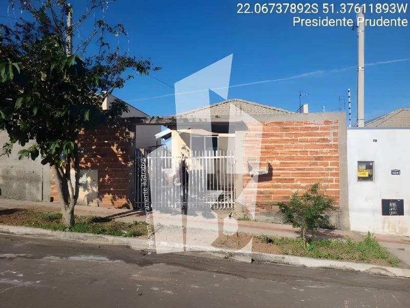 Casa com 2 Quartos em Presidente Prudente/SP em Presidente Prudente - São Paulo