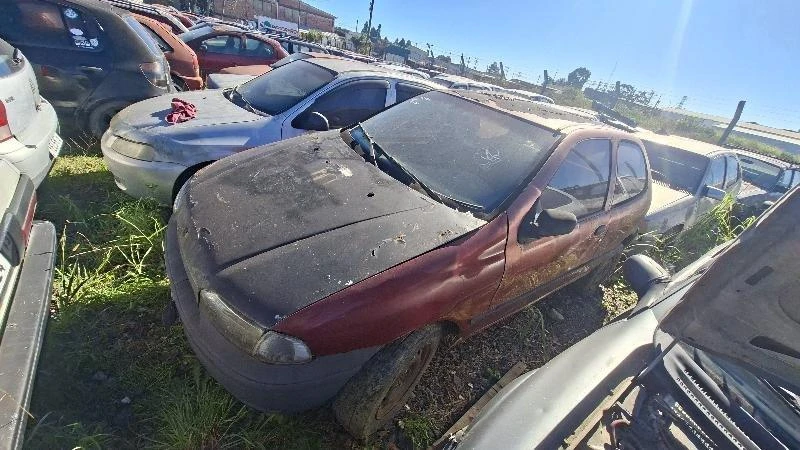 Fiat Palio ED 1997 Vermelho Sucata em Rio Negrinho - Santa Catarina