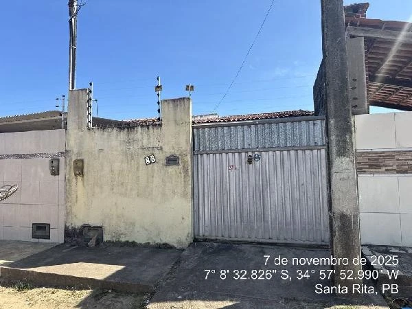 Casa com 2 Quartos em Santa Rita/PB em Santa Rita - Paraíba