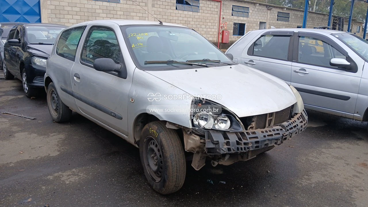 Renault Clio 2010/2011 Média Monta Colisão em Monte Mor - São Paulo