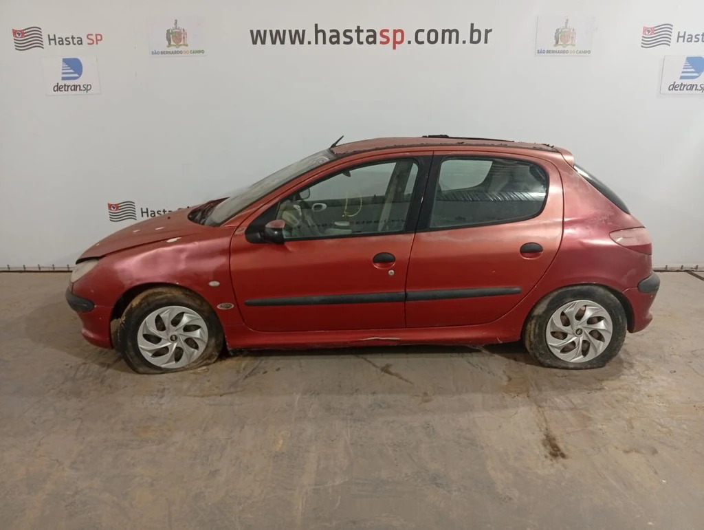 Peugeot 206 Selection 2001 Vermelho em Porto Feliz - São Paulo