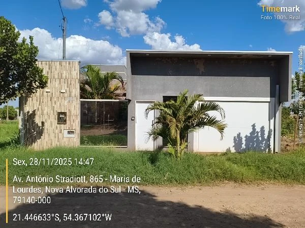 Casa com 3 Quartos em Nova Alvorada do Sul/MS em Nova Alvorada Do Sul - Mato Grosso do Sul