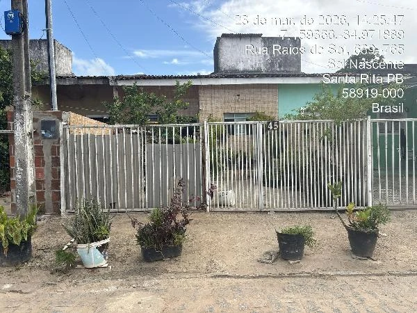 Casa com 2 Quartos em Santa Rita/PB em Santa Rita - Paraíba