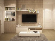 Apartamento Simulação de leilão com imagem de sala ampla em Acrelândia - Acre