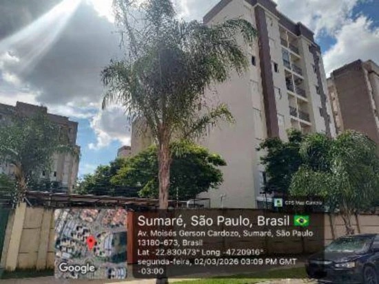 Apartamento com 67m² em Sumaré/SP em Sumaré - São Paulo