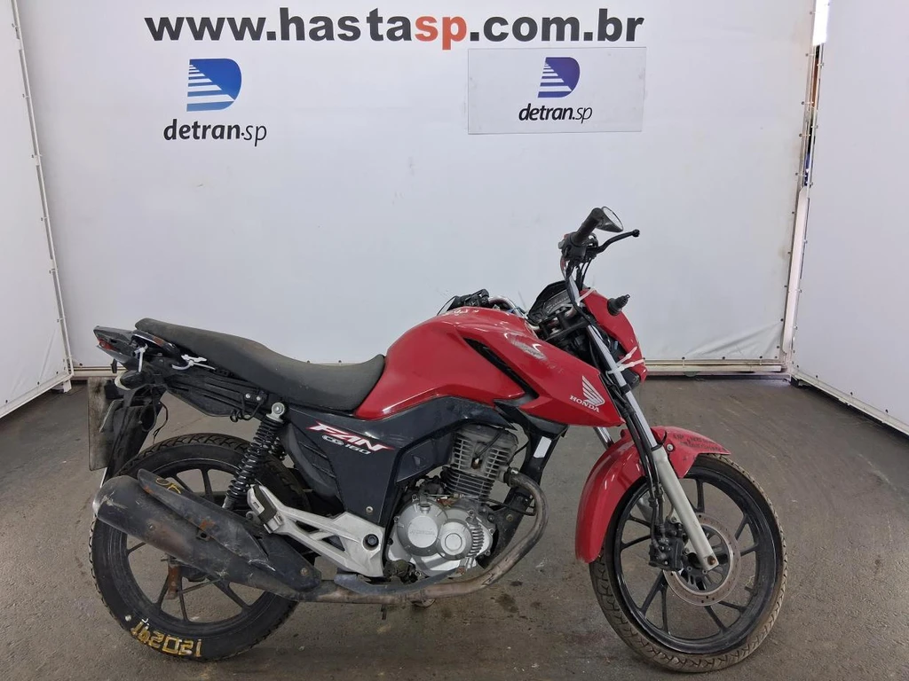 Honda CG 160 Fan 2022 Vermelha em Campinas - São Paulo