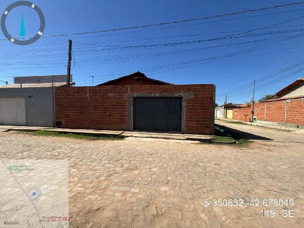 Casa com 2 Quartos em Demerval Lobão/PI em Demerval Lobao - Piauí