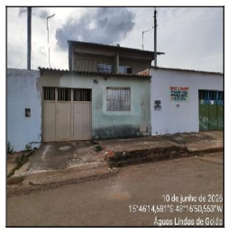 Casa com 2 Quartos em Águas Lindas de Goiás/GO em Águas Lindas De Goiás - Goiás