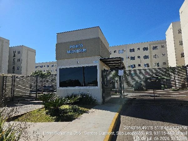 Apartamento com 2 Quartos em Santos Dumont, São Leopoldo/RS em Sao Leopoldo - Rio Grande do Sul