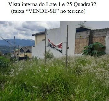 Terreno no Lote 25 da Quadra 32 no Jardim Imperial em Caetetuba/Atibaia/SP em Atibaia - São Paulo