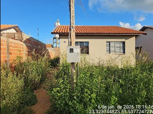 Casa com 2 Quartos em Arapongas/PR em Arapongas - Paraná