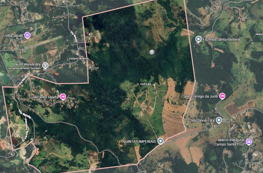 Terreno 128,63ha no Distrito Vera Cruz de Minas em Pedro Leopoldo/MG em Pedro Leopoldo - Minas Gerais