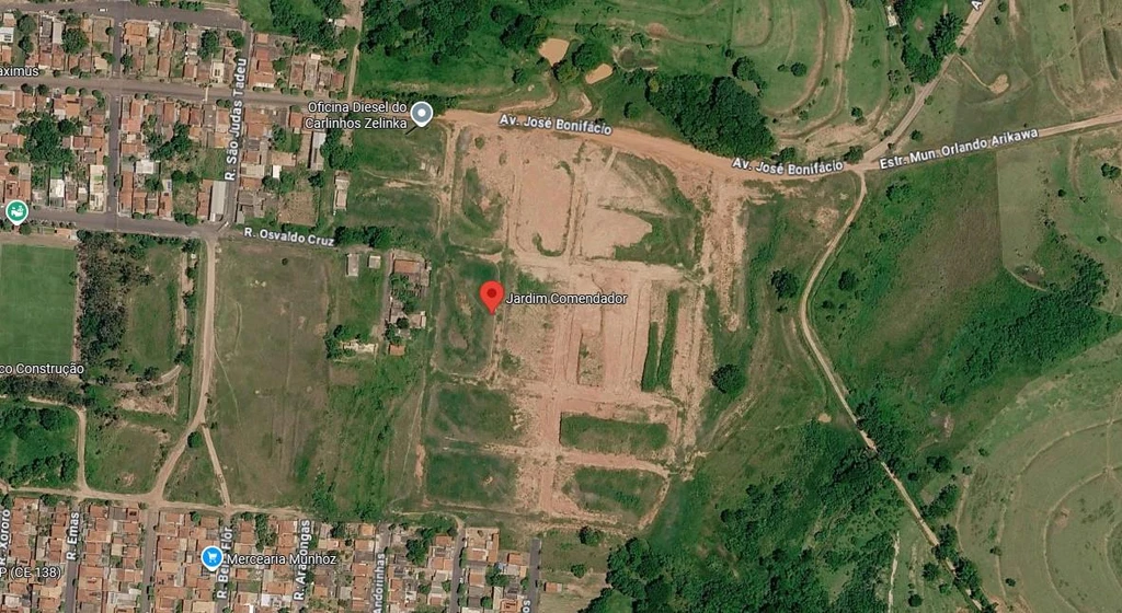 Terreno no Loteamento Jardim Comendador em Santo Anastácio/SP em Santo Anastácio - São Paulo
