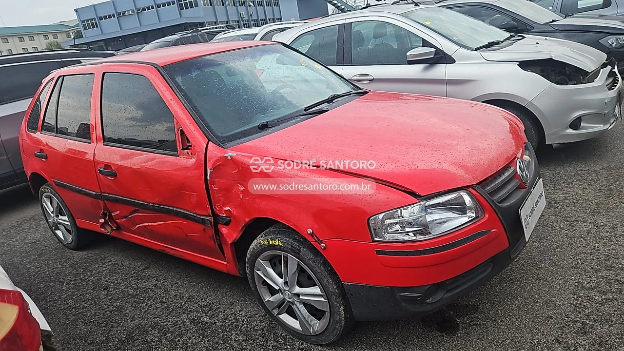 Volkswagen Gol 1.0 2007/2008 Manual, Vermelho em Guarulhos - São Paulo