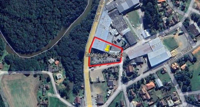 Terreno com Pavilhão em Campo Alegre/SC em Campo Alegre - Santa Catarina
