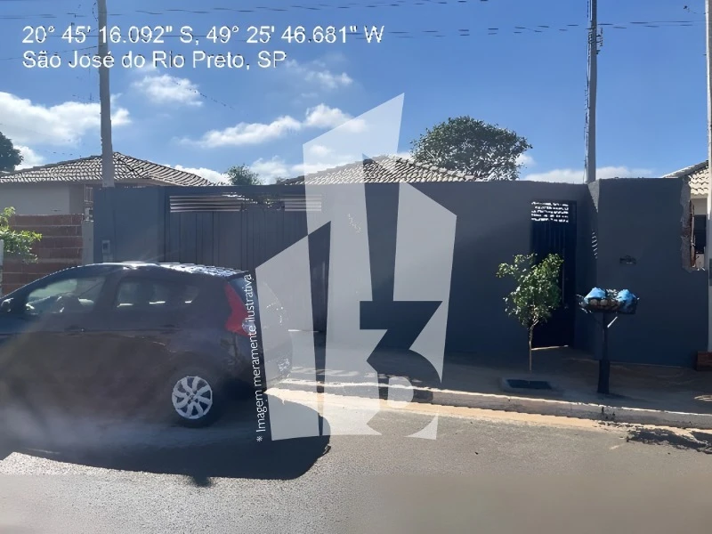 Casa com 2 Quartos em São José do Rio Preto/SP em São José Do Rio Preto - São Paulo