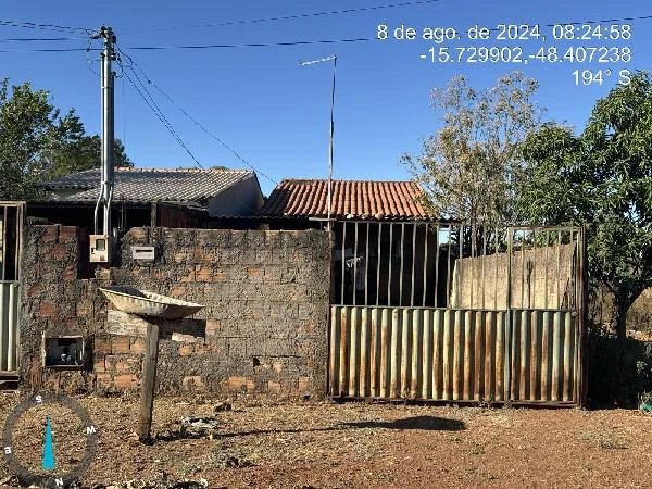 Casa de 59,60m² com 2 Quartos no Girassol em Cocalzinho De Goiás - Goiás